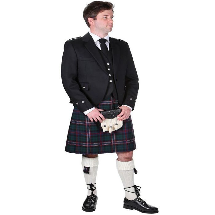 Argyll Kilt Outfit Black