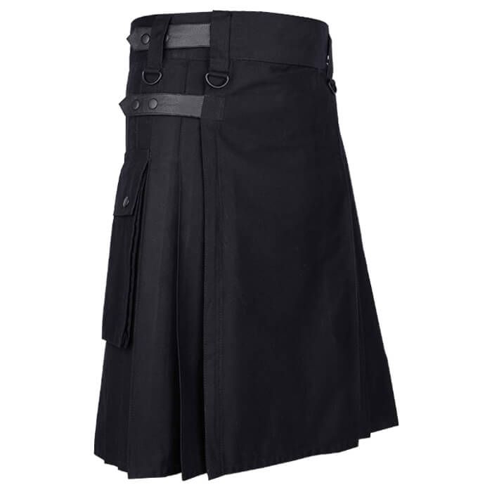 Black Kilt Utility for Men