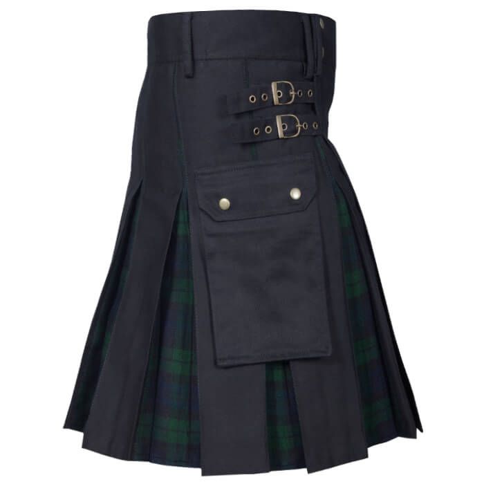 Black Watch Tartan Hybrid Kilt