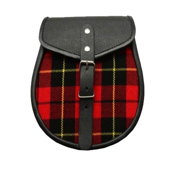 Leather strap Tartan Sporran