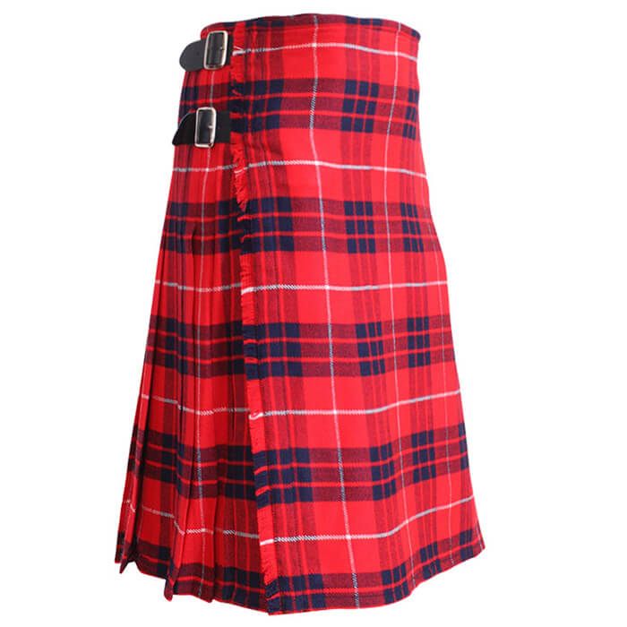 Red Hamilton Tartan Kilt for Men