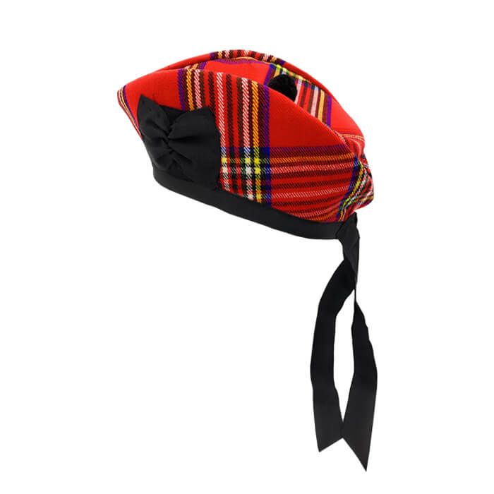 Royal Stewart Tartan Glengarry Hat 