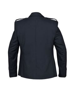 Argyle Jacket Black Barathea Fabric