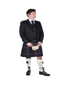 Argyll Kilt Outfit Black