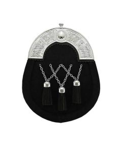 Black Full Dress Sporran