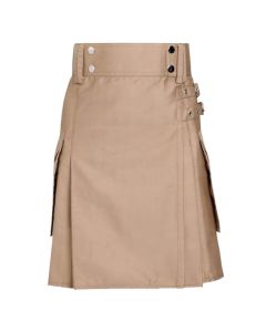 khaki utility kilt for Ladies