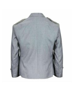 Light Grey Argyle Jacket & Vest
