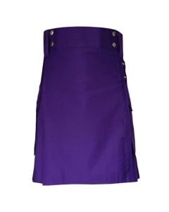 Purple Utility Kilt for Women