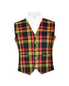 Tartan Vest 5 Button Multiple Tartan options
